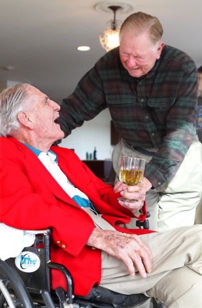Amadee Wohlschlaeger celebrates 100-year birthday